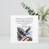 Jesaja 40:31 Zij die op de Heer wachten (Staand voorkant)