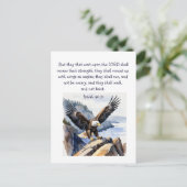 Jesaja 40:31 Zij die op de Heer wachten Briefkaart (Staand voorkant)