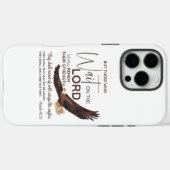 Jesaja 40:31 Zij die wachten op de Schrift van de  Case-Mate iPhone Case (Achterkant (horizontaal))