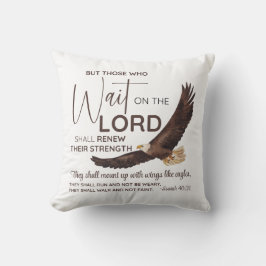 Jesaja 40:31 Zij die wachten op de Schrift van de  Kussen
