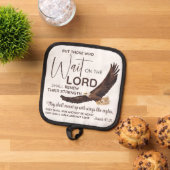 Jesaja 40:31 Zij die wachten op de Schrift van de  Pannenlap (Top down)