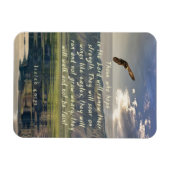 Jesaja 40:31 Zweven op vleugels als adelaars magne Magneet (Horizontaal)