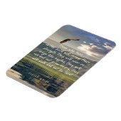 Jesaja 40:31 Zweven op vleugels als adelaars magne Magneet (Linkerzijde)