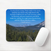 Jesaja 40:3-4 Mammoet Lakes Mousepad Muismat (Met muis)