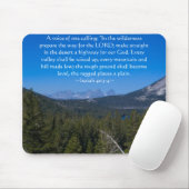 Jesaja 40:3-4 Mammoet Lakes Mousepad Muismat (Met muis)