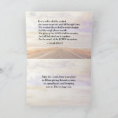 Jesaja 40:3-5 Bereid de weg van de Heer, Bijbel Kaart (Binnen)