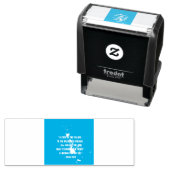 Jesaja 40:3 Schriftstempel Zelfinktende Stempel (In situ)