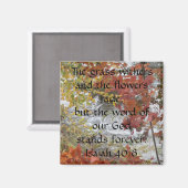 Jesaja 40:8 magneet (Voorkant / Achterkant)