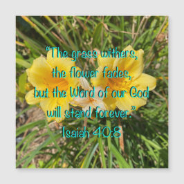 Jesaja 40:8 Magnetische Kaart