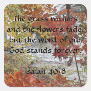 Jesaja 40:8 stickers