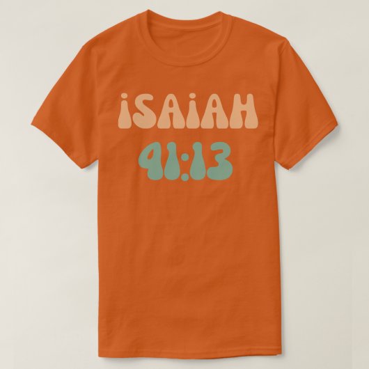 Jesaja 4113 t-shirt (Design voorkant)