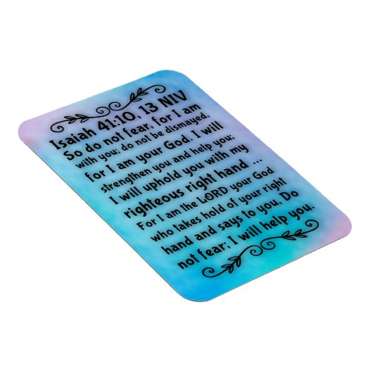Jesaja 41:10; 13 Bijbelvers Magneet (Rechterzijde)