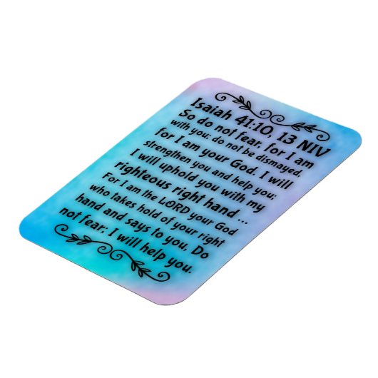 Jesaja 41:10; 13 Bijbelvers Magneet (Linkerzijde)