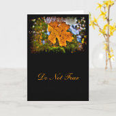 Jesaja 41:10 Aanmoediging Kaart (Gele Bloem)