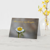 Jesaja 41:10 Aanmoediging Kaart (Gele Bloem)