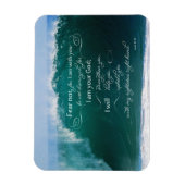 Jesaja 41 10 Bijbel Verse foto magneet (Verticaal)