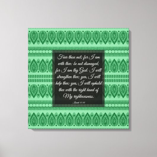 Jesaja 41:10  canvas afdruk (Voorkant)