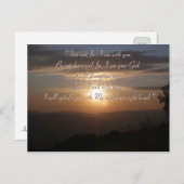 Jesaja 41:10 | Inspirerend unieke cadeaus Briefkaart (Voorkant / Achterkant)