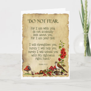 Jesaja 41:10, Oorspronkelijke Natuur Kunst Kaart