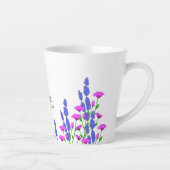 Jesaja 41:10 Religieus Christelijk Bloemen Verse Latte Mok (Rechts)