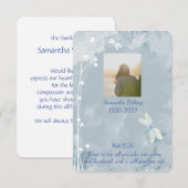 Jesaja 41:10 Schrift begrafenis Bedankt Aangepast (Voorkant / Achterkant)