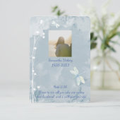 Jesaja 41:10 Schrift begrafenis Bedankt Aangepast (Staand voorkant)