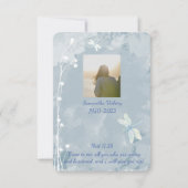 Jesaja 41:10 Schrift begrafenis Bedankt Aangepast (Voorkant)