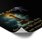 JESAJA 41:10 Schrift Poster (Hoek)
