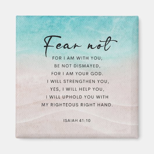 Jesaja 41:10 Vrees niet Magneet (Voorkant)