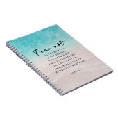 Jesaja 41:10 Vrees niet Notitieboek (Rechterzijde)