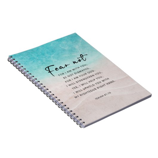 Jesaja 41:10 Vrees niet Notitieboek (Rechterzijde)