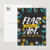 Jesaja 41:10 - Vrees niet voor Inspirerend Bijbelv Briefkaart (Voorkant / Achterkant)