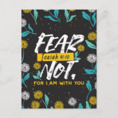 Jesaja 41:10 - Vrees niet voor Inspirerend Bijbelv Briefkaart (Voorkant)