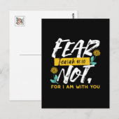 Jesaja 41:10 - Vrees niet voor Inspirerend Bijbelv Briefkaart (Voorkant / Achterkant)