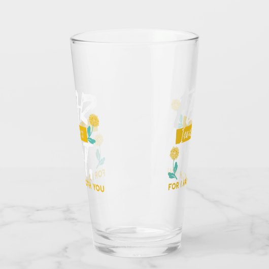 Jesaja 41:10 - Vrees niet voor Inspirerend Bijbelv Glas (Links)