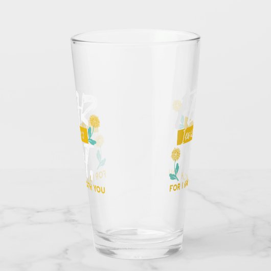 Jesaja 41:10 - Vrees niet voor Inspirerend Bijbelv Glas (Rechts)