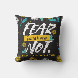 Jesaja 41:10 - Vrees niet voor Inspirerend Bijbelv Kussen