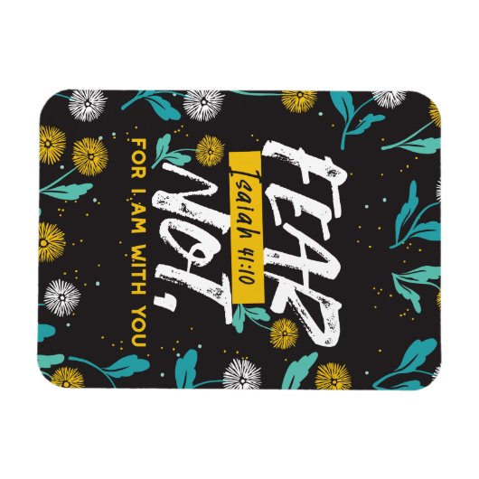 Jesaja 41:10 - Vrees niet voor Inspirerend Bijbelv Magneet (Horizontaal)