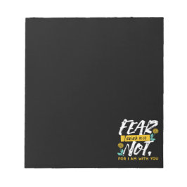 Jesaja 41:10 - Vrees niet voor Inspirerend Bijbelv Notitieblok