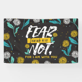 Jesaja 41:10 - Vrees niet voor Inspirerend Bijbelv Spandoek