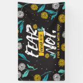 Jesaja 41:10 - Vrees niet voor Inspirerend Bijbelv Spandoek (Verticaal)