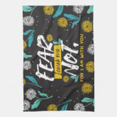 Jesaja 41:10 - Vrees niet voor Inspirerend Bijbelv Theedoek (Verticaal)