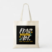 Jesaja 41:10 - Vrees niet voor Inspirerend Bijbelv Tote Bag (Achterkant)