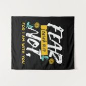 Jesaja 41:10 - Vrees niet voor Inspirerend Bijbelv Wandkleed (Voorkant (horizontaal))