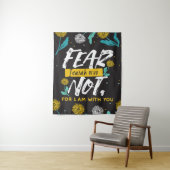 Jesaja 41:10 - Vrees niet voor Inspirerend Bijbelv Wandkleed (In situ)