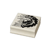 Jesaja 41:10 Wees niet bevreesd voor de leeuw Rubberstempel (Stempel)