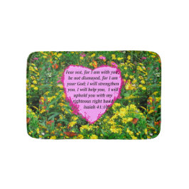 JESAJA 41:10 WILDBLOEM FOTOONTWERP BADMAT