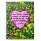 JESAJA 41:10 WILDBLOEM FOTOONTWERP NOTITIEBOEK (Voorkant)