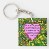 JESAJA 41:10 WILDBLOEM FOTOONTWERP SLEUTELHANGER (Voorkant)