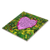 JESAJA 41:10 WILDBLOEM FOTOONTWERP TEGELTJE (Zijkant)